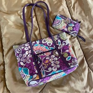 Vera Bradley purse and wallet matching set